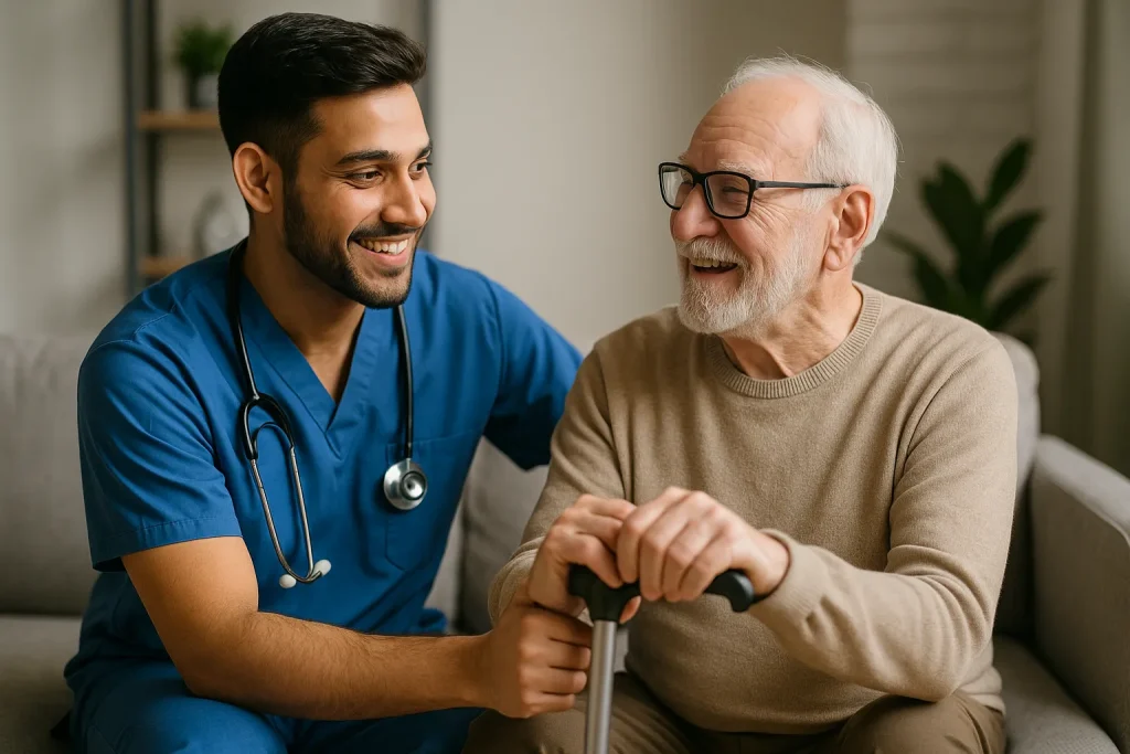 خدمات پرستاری سالمند در منزل