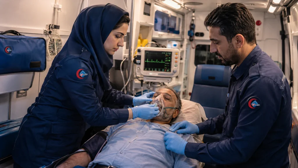 آموزش احیای قلبی ریوی (CPR) و کار با دستگاه الکتروشوک AED