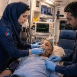 آموزش احیای قلبی ریوی (CPR) و کار با دستگاه الکتروشوک AED