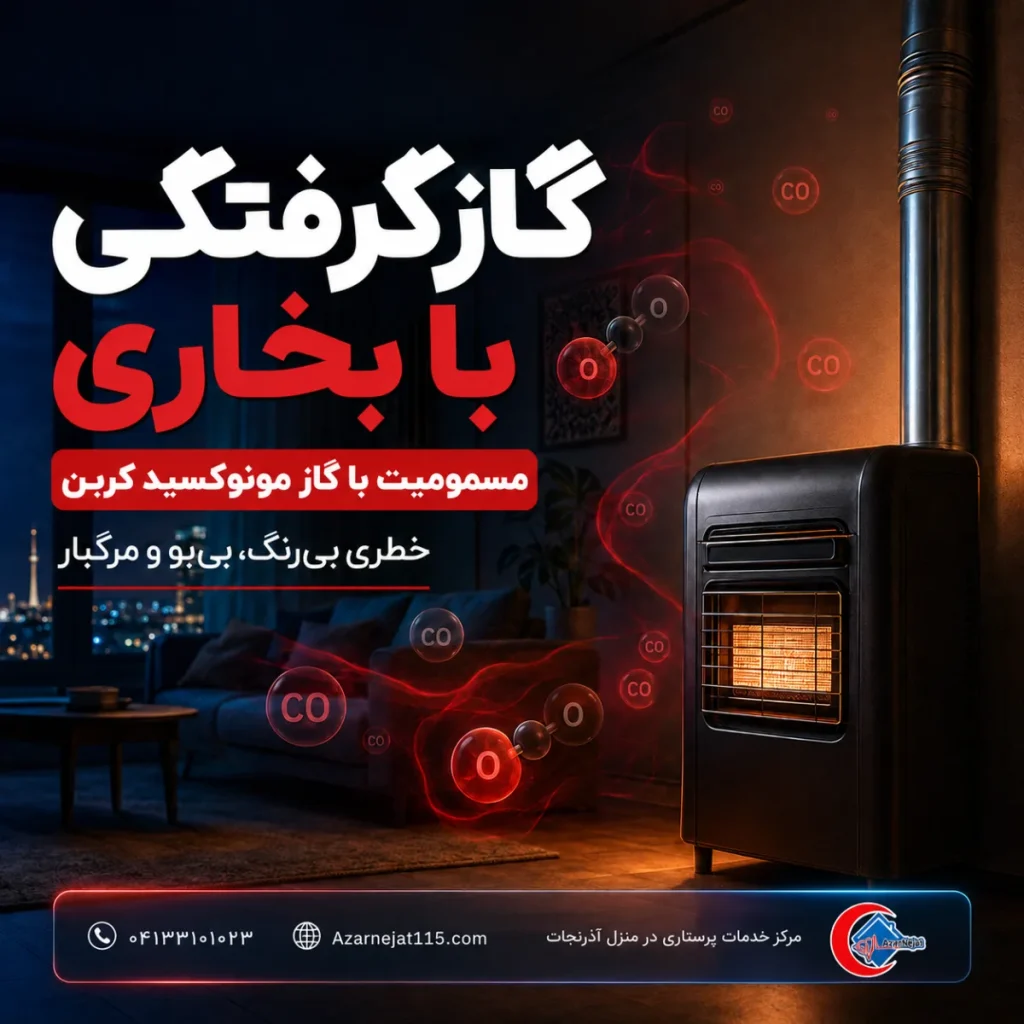گازگرفتگی با بخاری و مسمومیت با گاز مونوکسید کربن؛ علائم، اقدام فوری و پیشگیری