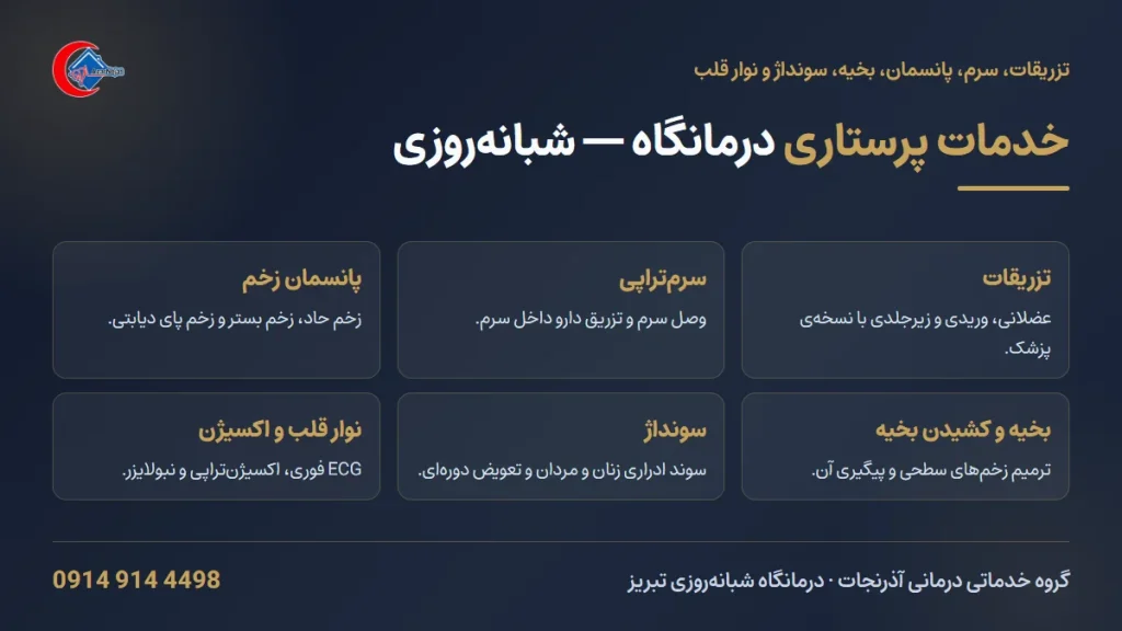 خدمات پرستاری درمانگاه