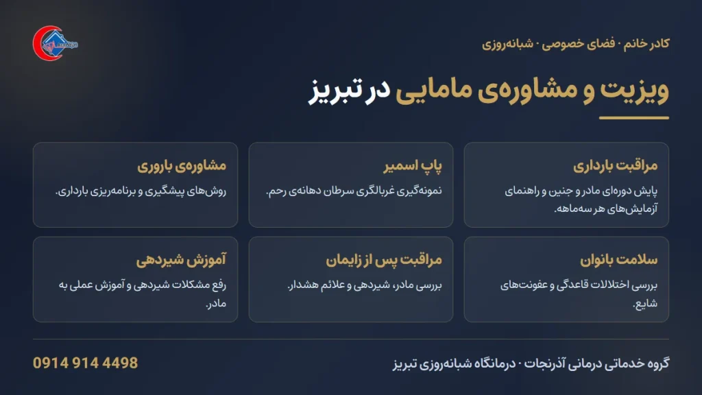 ویزیت و مشاوره مامایی